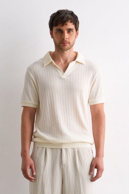 Ecru Riviera Polo