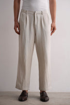 Ecru Relaxed Trouser