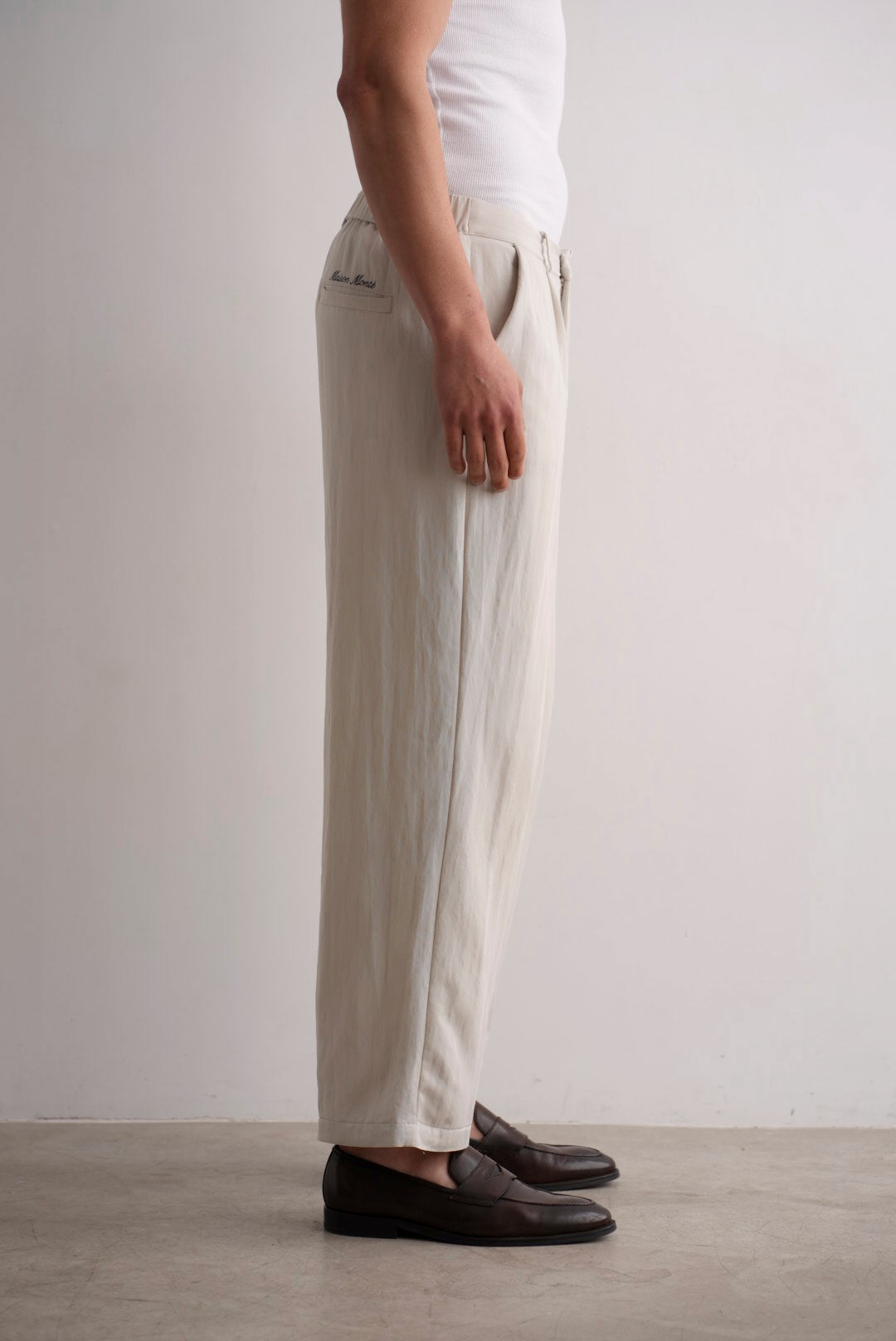 Ecru Relaxed Trouser