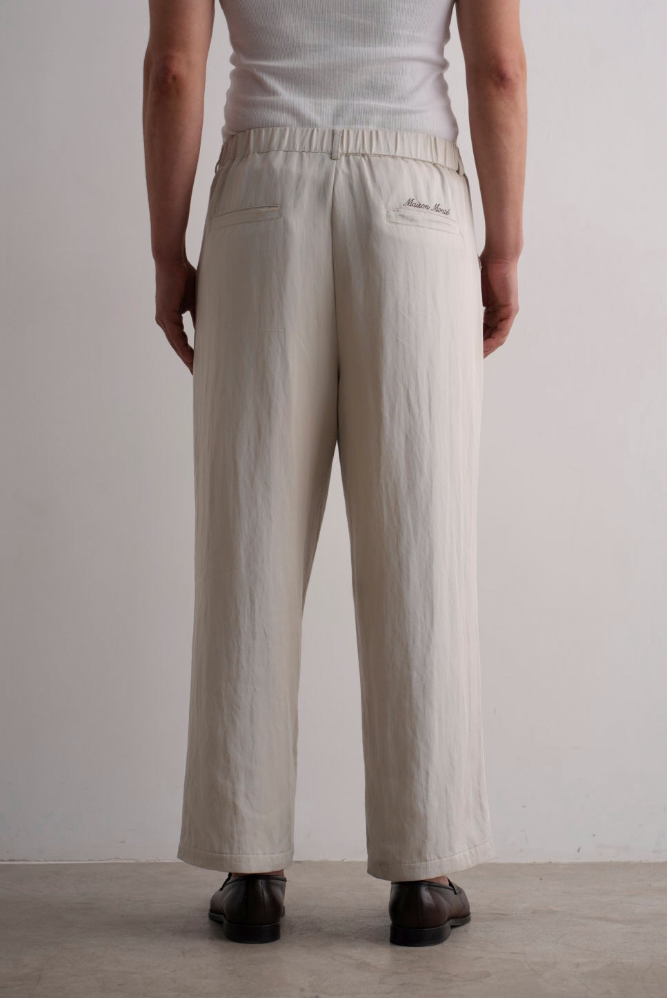 Ecru Relaxed Trouser