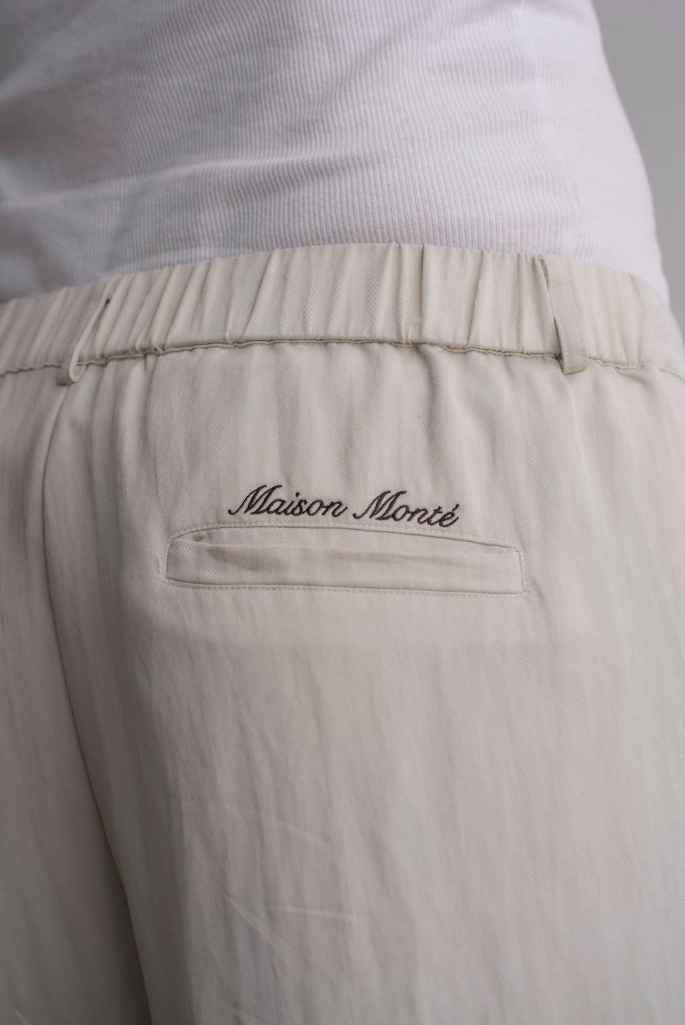 Ecru Relaxed Trouser