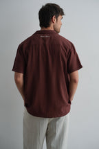 Burgundy Riviera Textured Shirt