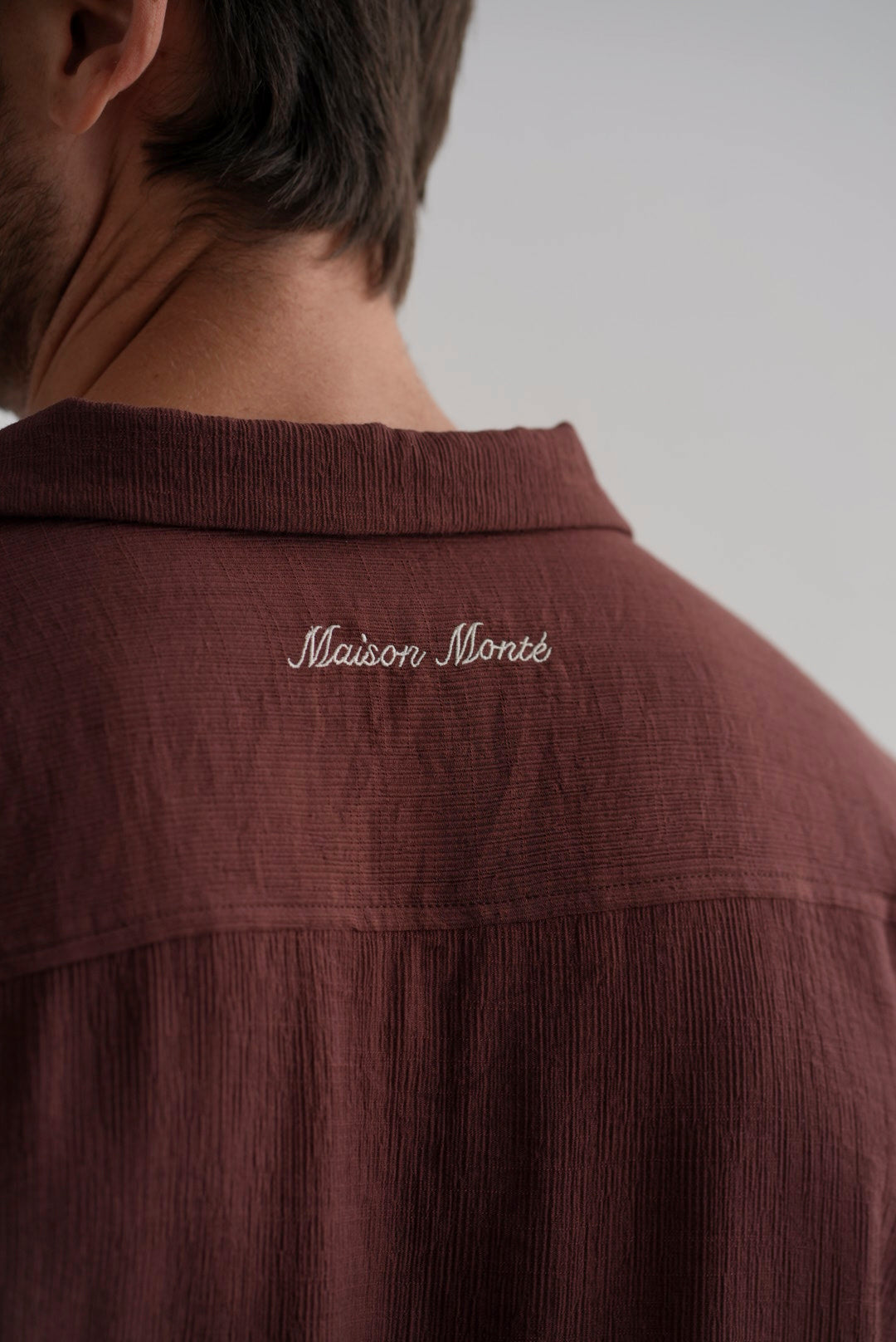 Burgundy Riviera Textured Shirt