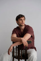 Burgundy Riviera Textured Shirt