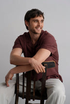 Burgundy Riviera Textured Shirt