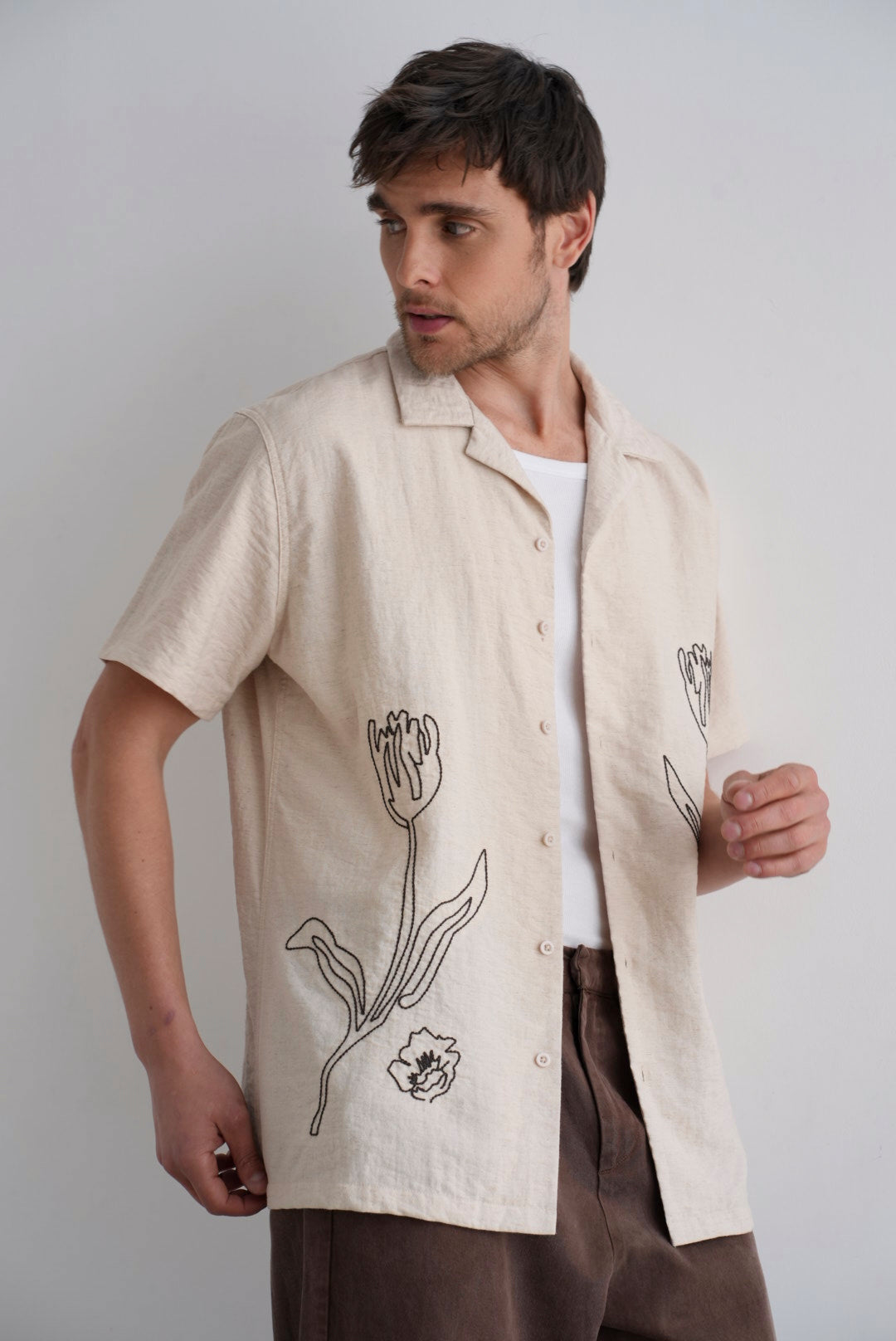 Botanical Linen Shirt