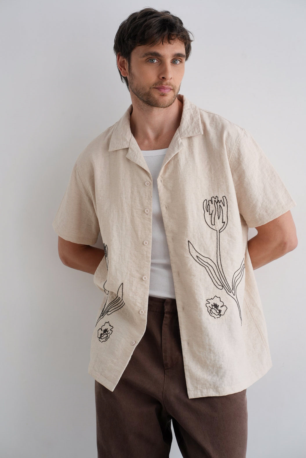 Botanical Linen Shirt