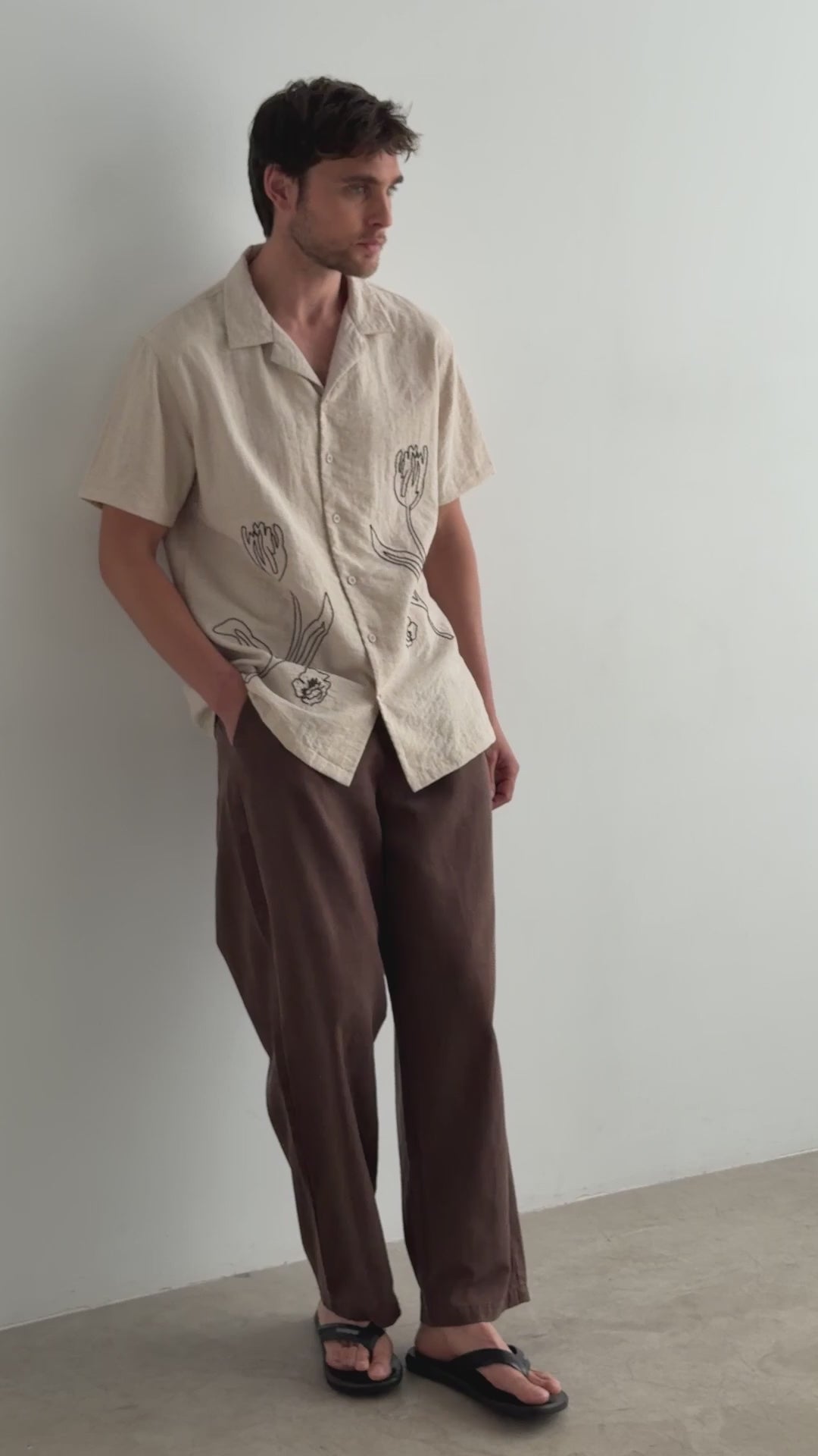 Botanical Linen Shirt